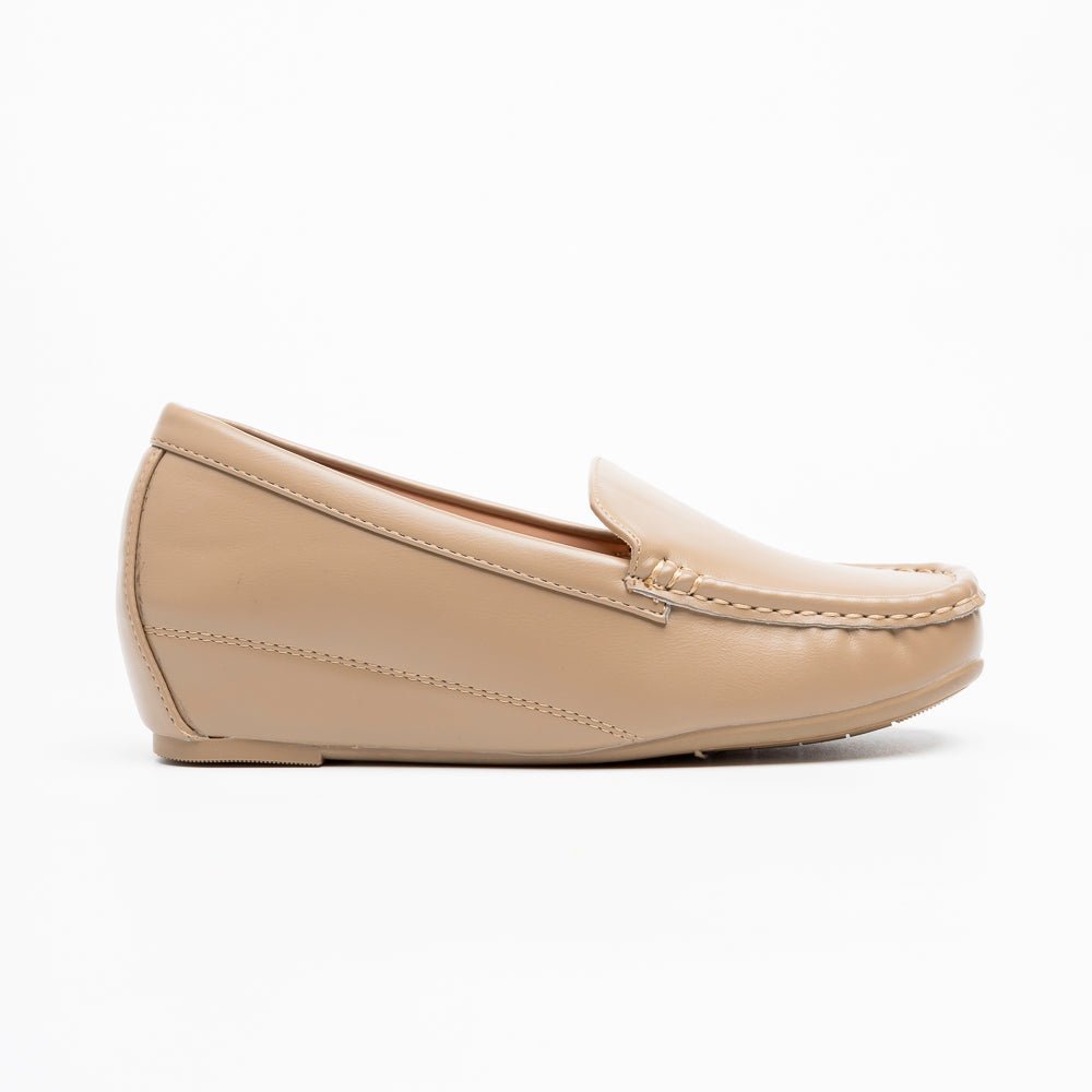 Trevina Classic Office Loafers - Khaki