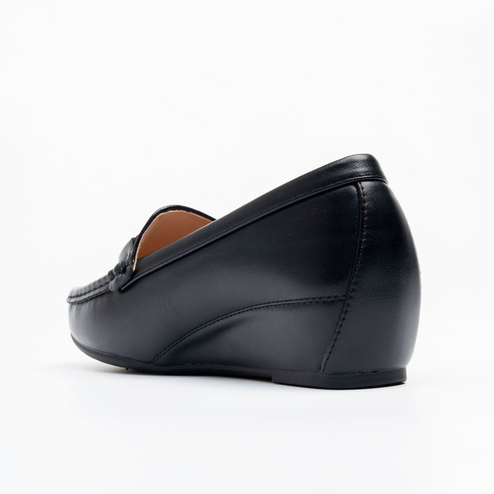 Elvora Chain Comfort Loafers - Black - view 5