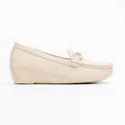 Elvora Chain Comfort Loafers - Beige