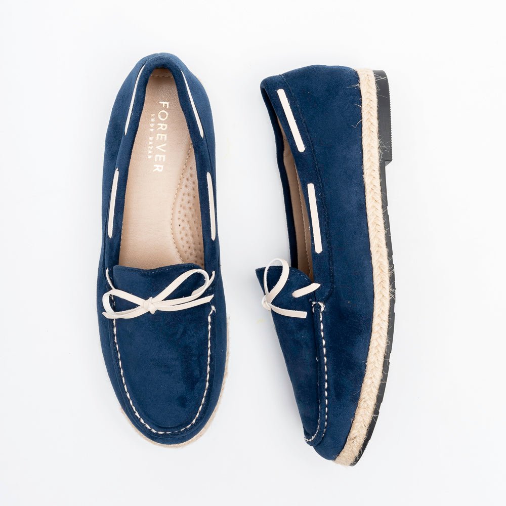 Coaster Suede - Navy Espradrilles - view 4