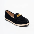 Rope Edge - Black Casual Loafers - view 2