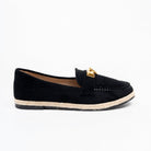 Rope Edge - Black Casual Loafers