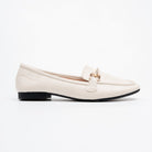 Bellagio Croc Bit Loafers - Beige - view 2