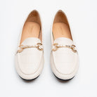 Bellagio Croc Bit Loafers - Beige - view 4