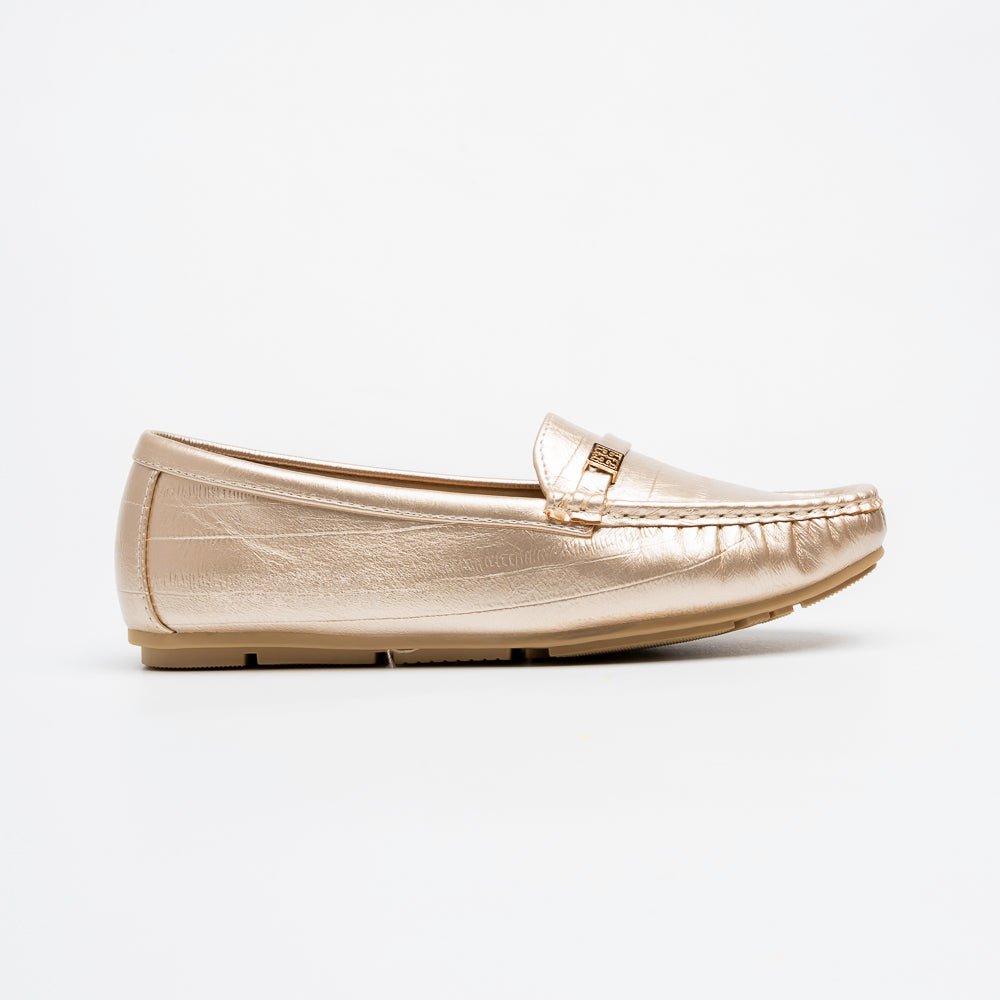 Monaco Glide Loafers - Gold - view 2