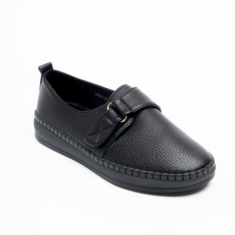 Midnight Quilt - Black Loafers - view 2