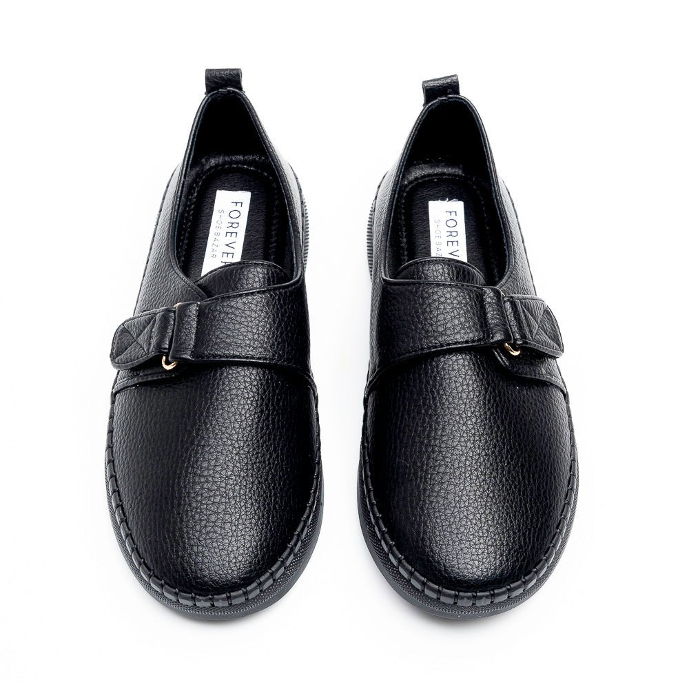 Midnight Quilt - Black Loafers - view 3