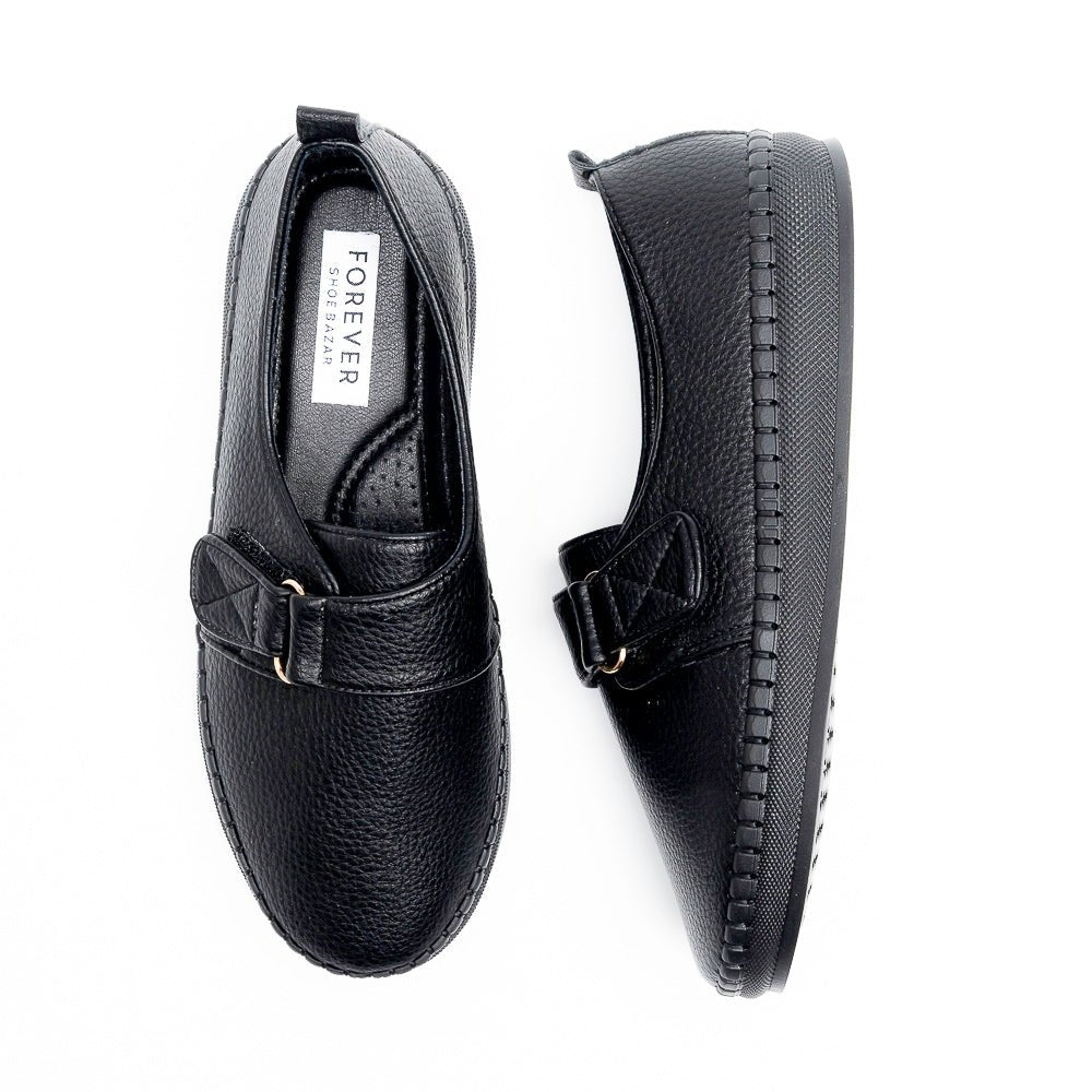 Midnight Quilt - Black Loafers - view 4