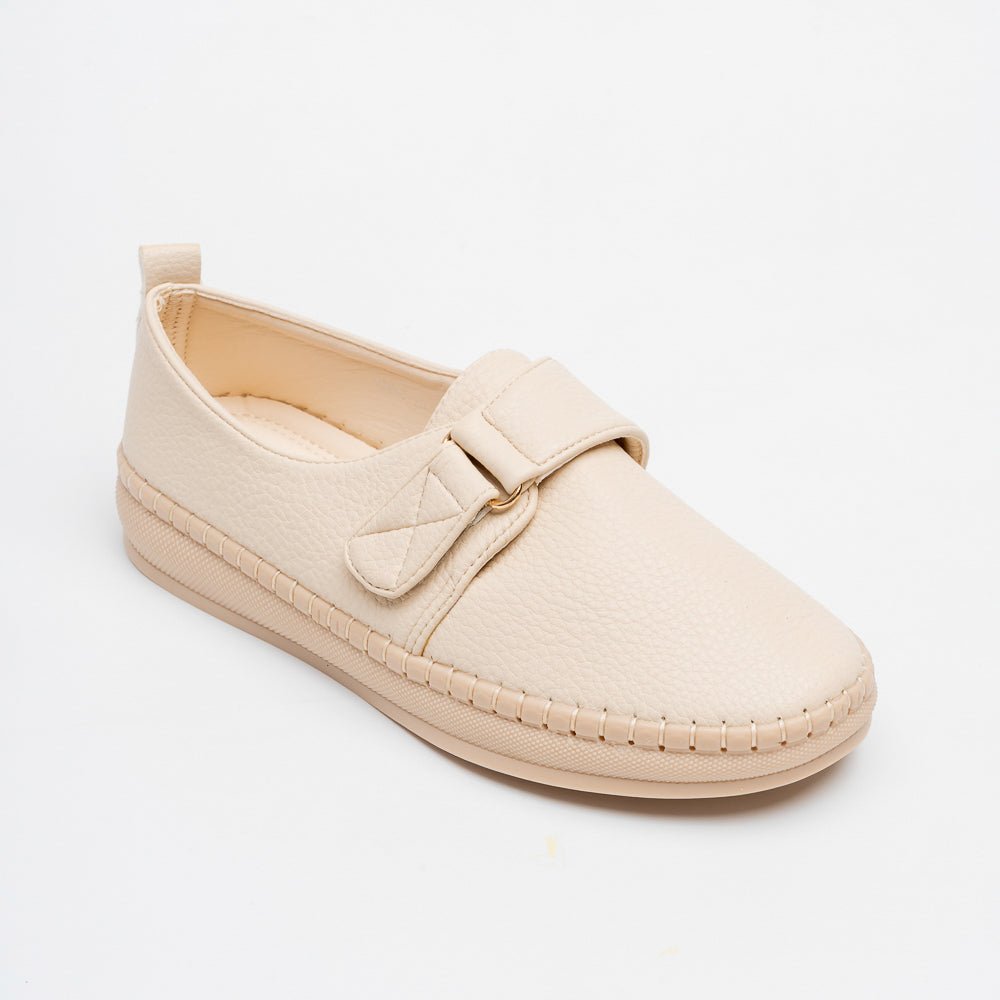 Midnight Quilt - Beige Loafers - view 2