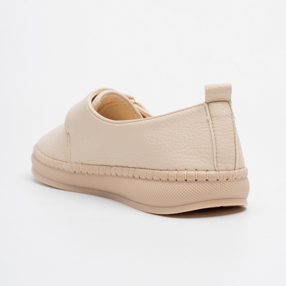 Midnight Quilt - Beige Loafers - view 5