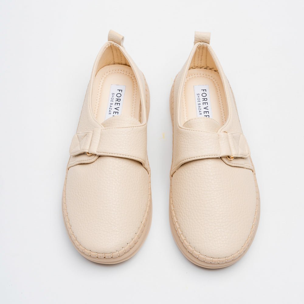 Midnight Quilt - Beige Loafers - view 3
