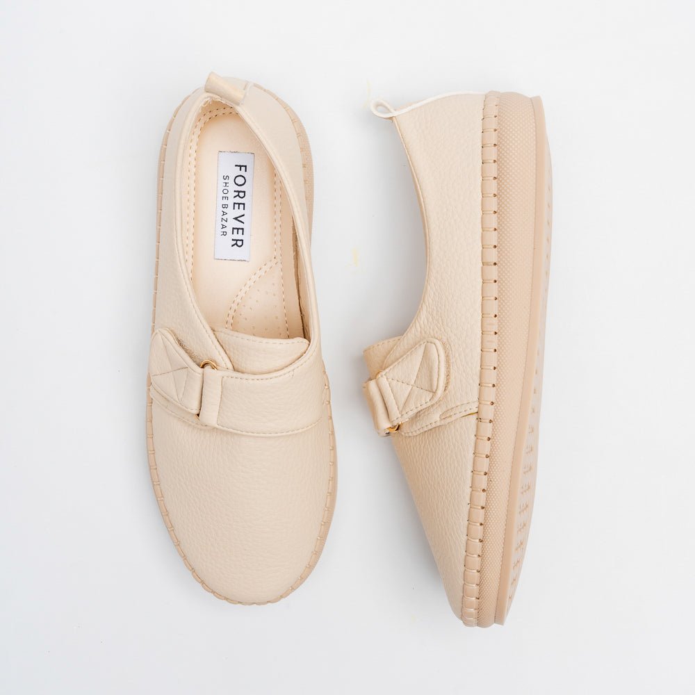 Midnight Quilt - Beige Loafers - view 4