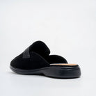 Santino Suede Mule Loafers - Black - view 4