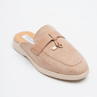 Santino Suede Mule Loafers - Khaki - view 2