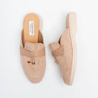 Santino Suede Mule Loafers - Khaki - view 4