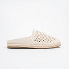 Azure Weave Resort Mules - Beige
