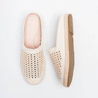 Azure Weave Resort Mules - Beige - view 4