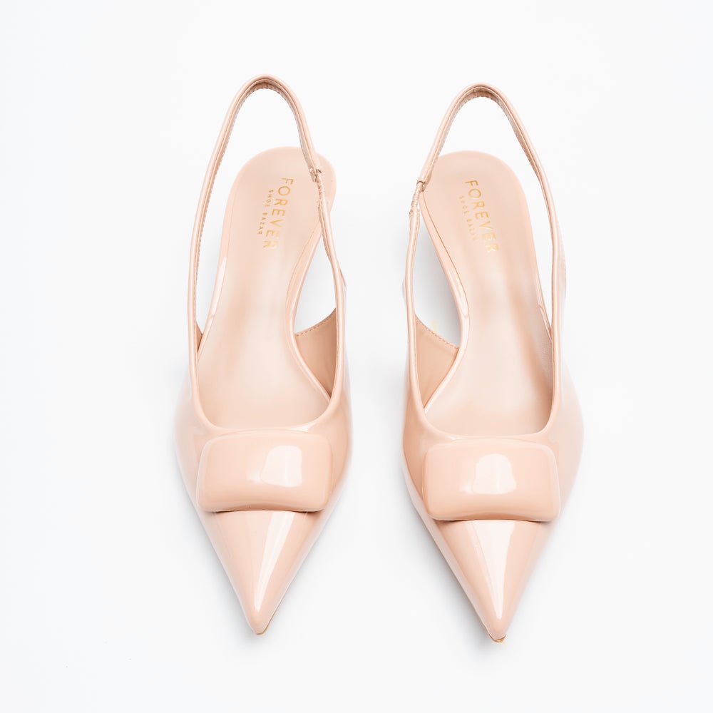 Gilded Vine - Beige Casual Slingback - view 4