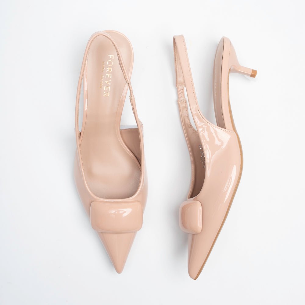 Gilded Vine - Beige Casual Slingback - view 5