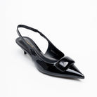 Gilded Vine - Black Casual Slingback - view 2