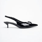 Gilded Vine - Black Casual Slingback
