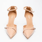 D'Orsay Ankle Strap Stiletto Heels - Khaki - view 3