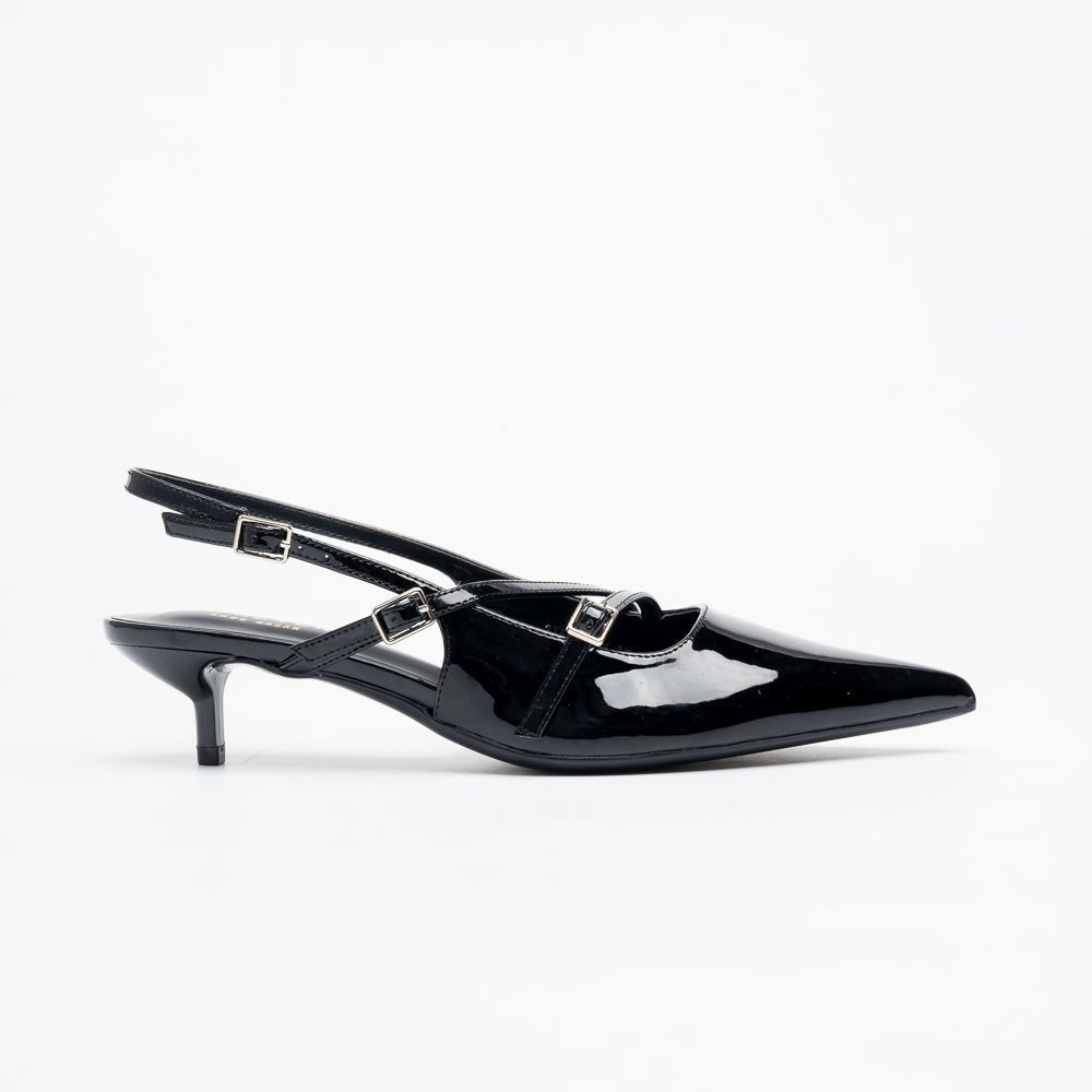 Aurum Criss Royale - Black Casual Slingback