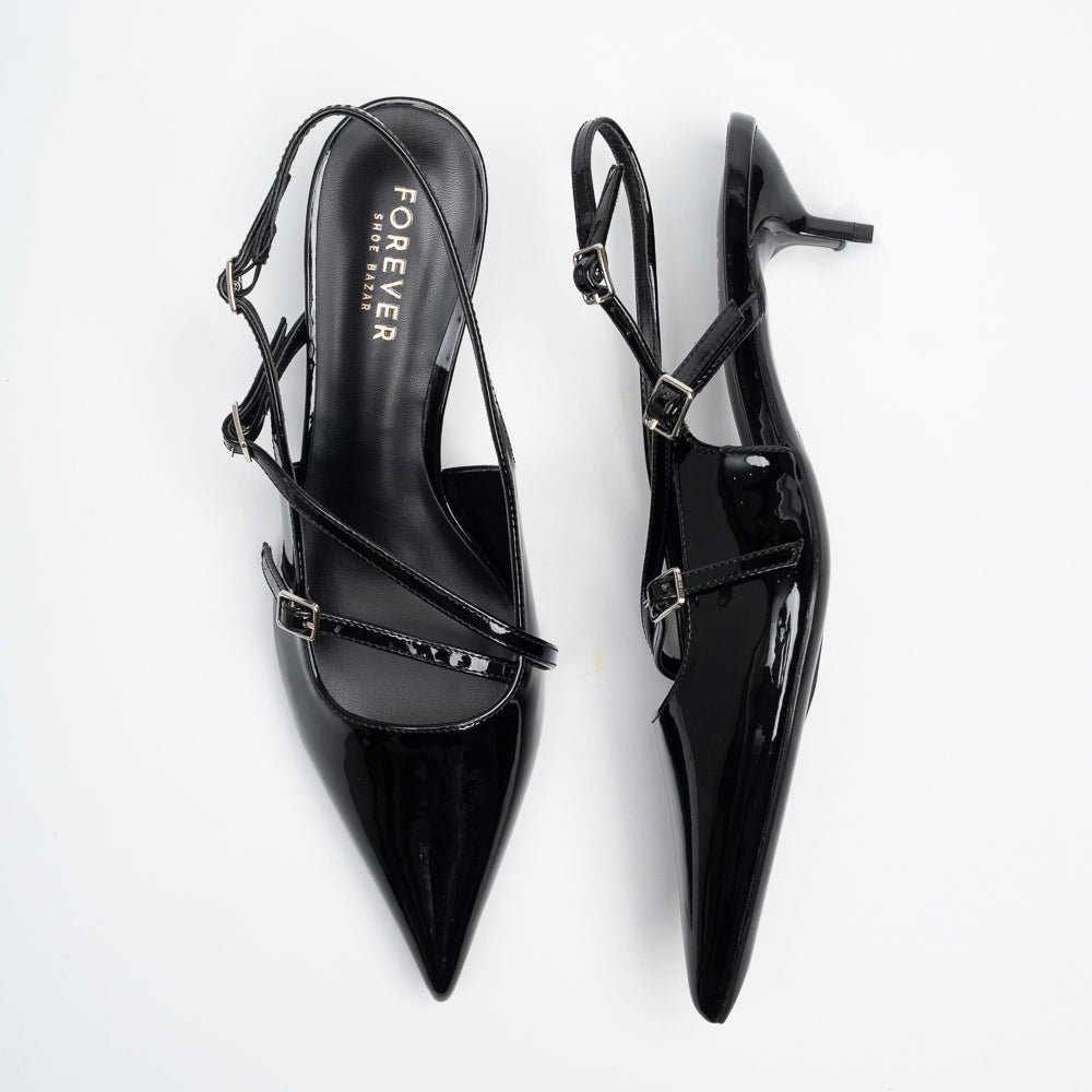 Aurum Criss Royale - Black Casual Slingback - view 4