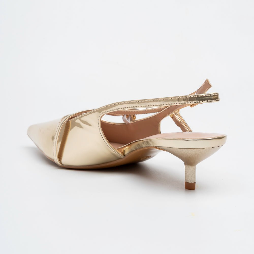 Aurum Criss Royale - Gold Casual Slingback - view 6