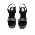Vespera Glam Platform Sandals - Black - view 3