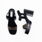 Vespera Glam Platform Sandals - Black - view 4