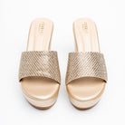Crystal Glow - Gold Platform Heels - view 3