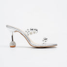 Marvelle Silver Orb Heels - Silver - view 2