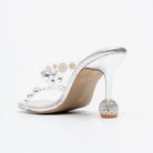 Marvelle Silver Orb Heels - Silver - view 5