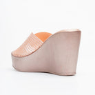 Marvelle Sparkle Wedge Slides - Champagne - view 5