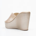 Marvelle Sparkle Wedge Slides - Gold - view 5