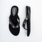 Daisy Bloom Luxe - Black Flats - view 4