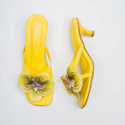 Exotic Flora - Yellow Kitten Heels - view 4