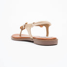Coin Cascade - Gold Flat Sandal - view 6