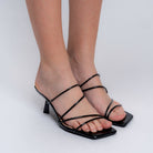 The Curveball Kitten - Black Heels — view 3