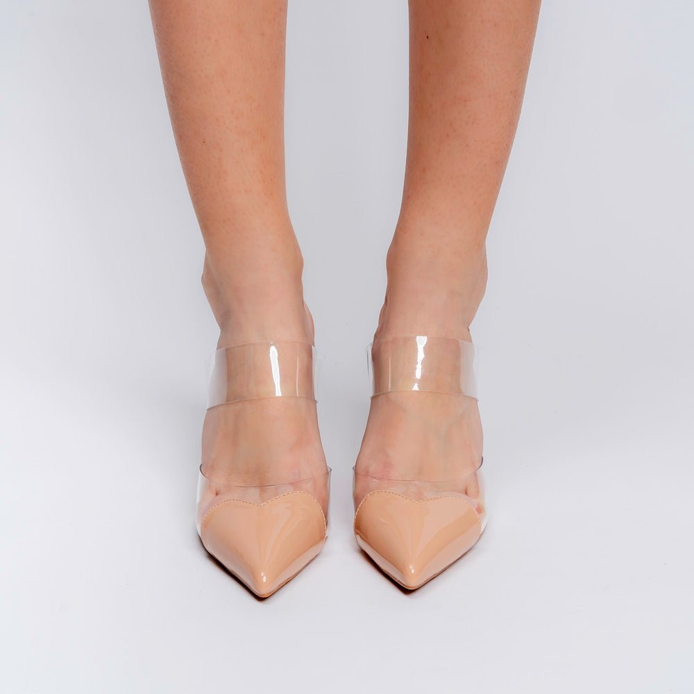 The Cinderella Core - Nude Mules — view 4