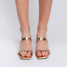 The It Girl - Gold Kitten Heels — view 4
