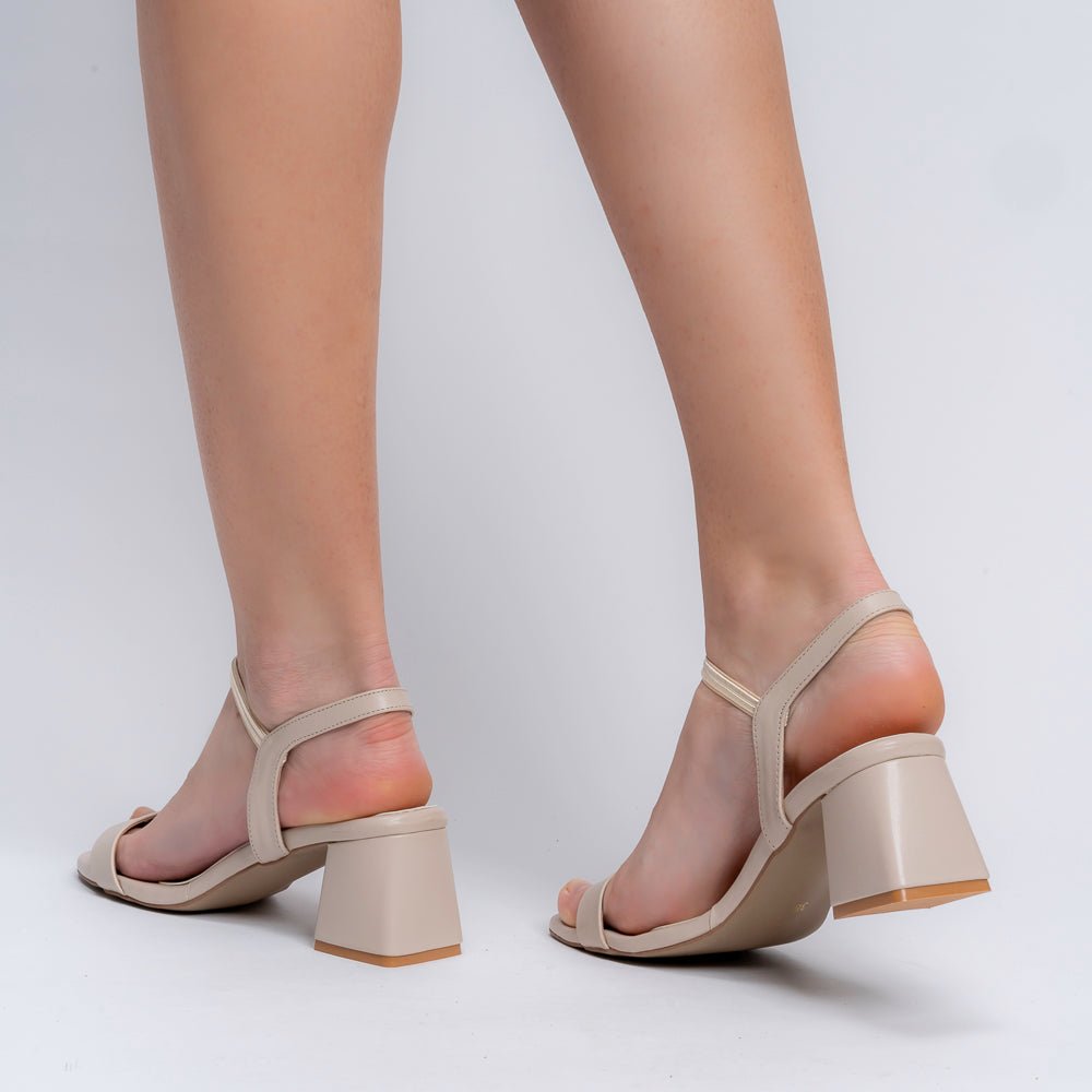 The Soft Launch - Beige Kitten Heels — view 5