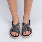 The Breezy Baddie - Black Flats — view 4