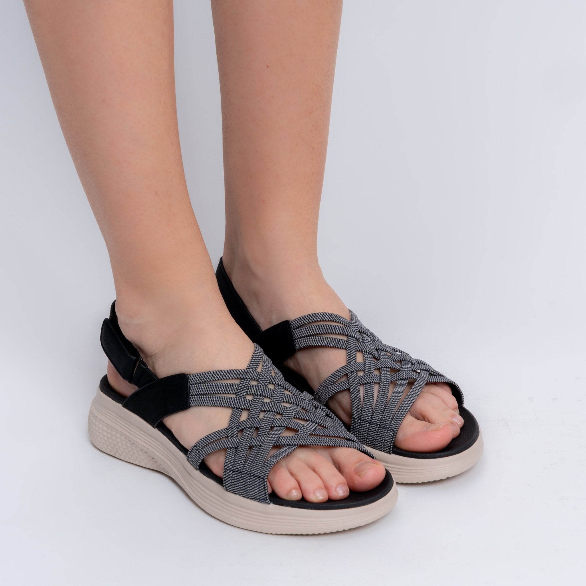 The Breezy Baddie - Black Flats — view 3
