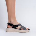 The Breezy Baddie - Black Flats — view 5