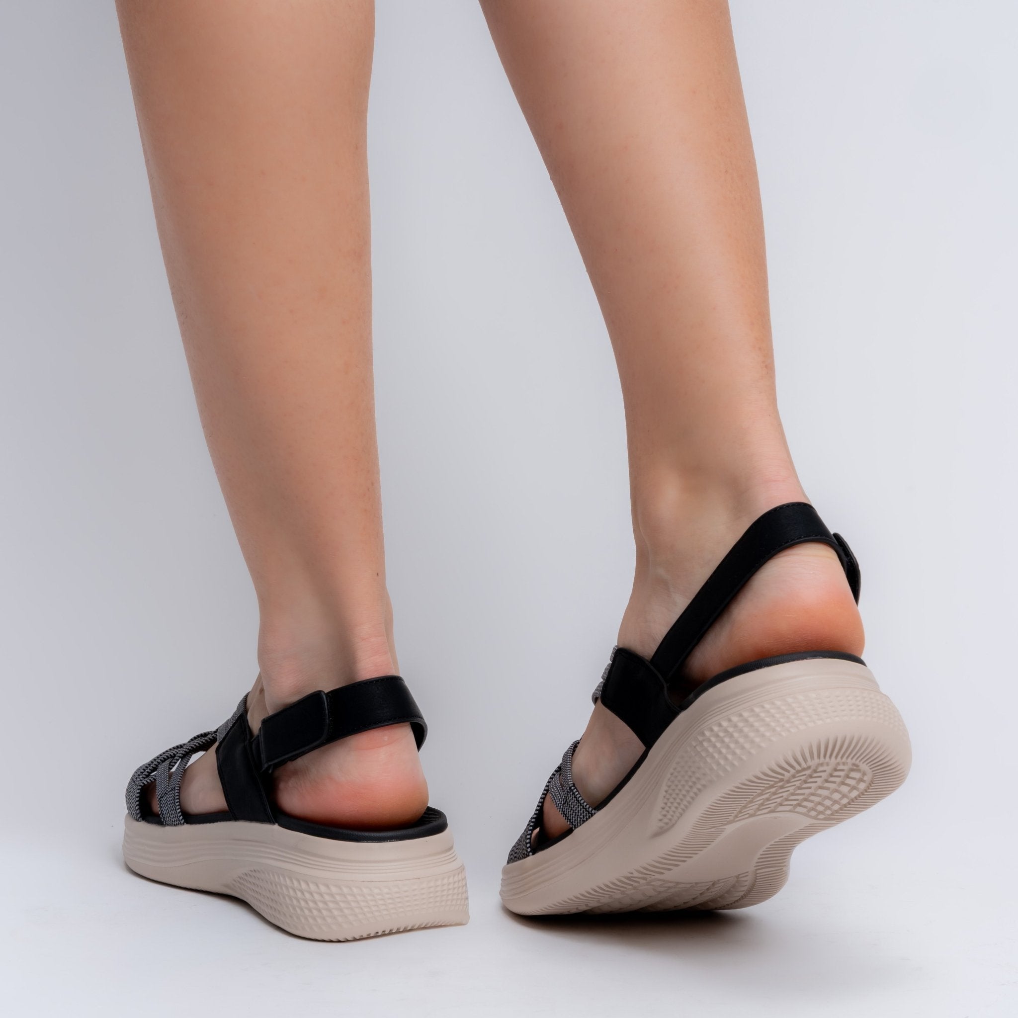 The Breezy Baddie - Black Flats — view 6