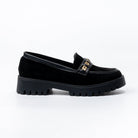 Chic Black Suede Loafers