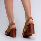 The Rockstar Rizz - Camel Brown Heels — view 4