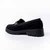 Chic Black Suede Loafers